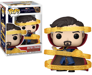 اسباب بازی اکشن فیگور 9 سانتی فانکو پاپ دکتر استرنج مدل Funko POP - Marvel - Spider Man No Way Home - Doctor Strange - Bobble Head _اسباب بازی اکشن فیگور